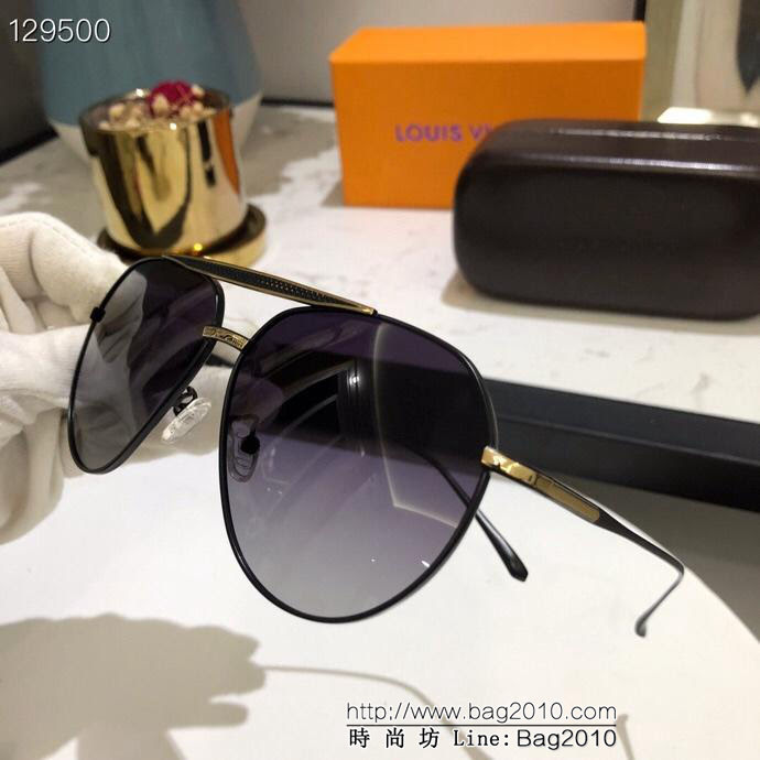 LV路易威登 男女同款 偏光太陽鏡 蛤蟆鏡框 適合各種臉型 情侶款 0187  lly1468